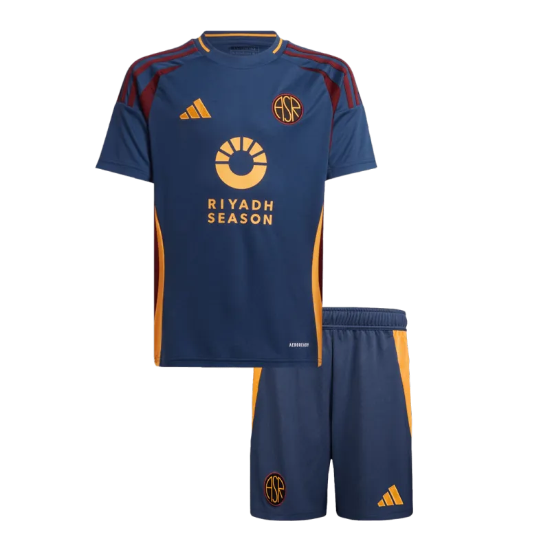 Roma Third Away Kids Soccer Jerseys Kit 2024/25