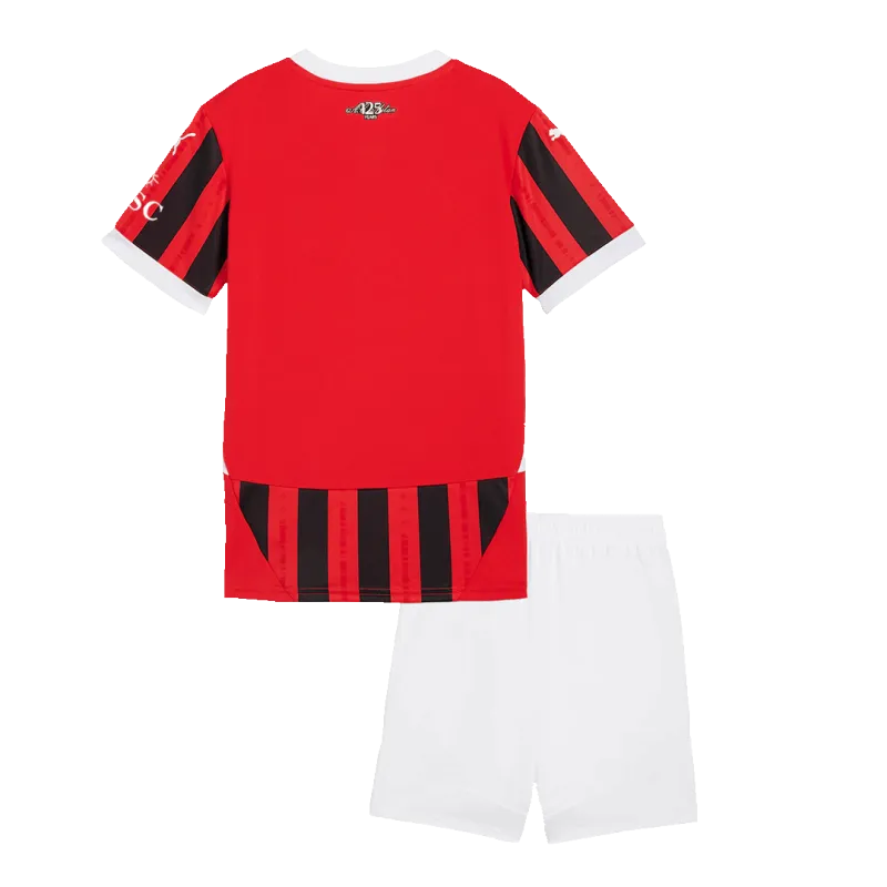 AC Milan Home Kids Soccer Jerseys Kit 2024/25