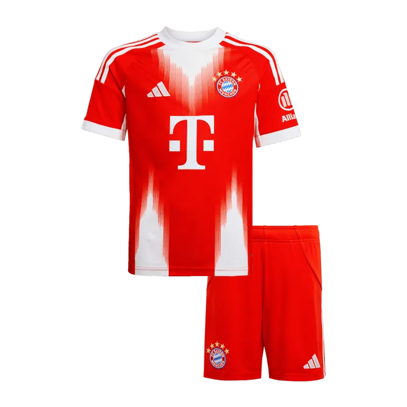 Bayern Munich Home Kids Soccer Jerseys Kit 2025/26