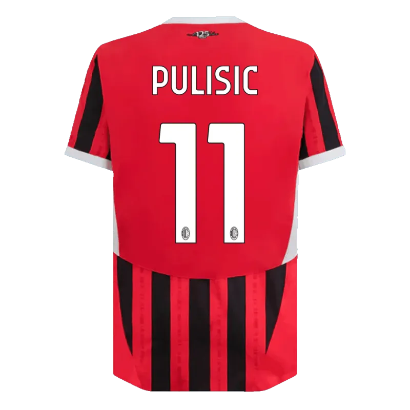 PULISIC #11 AC Milan Home Authentic Soccer Jersey 2024/25