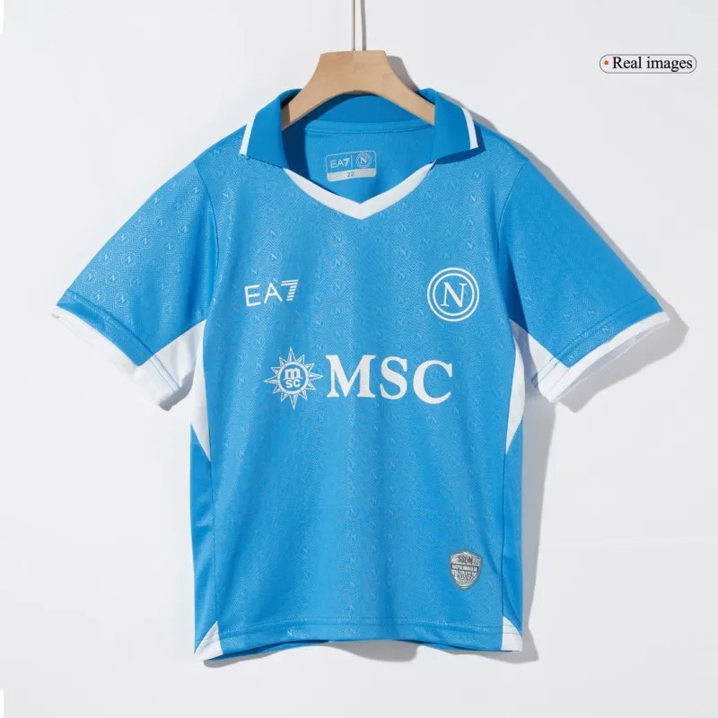 Napoli Home Kids Soccer Jerseys Kit 2024/25