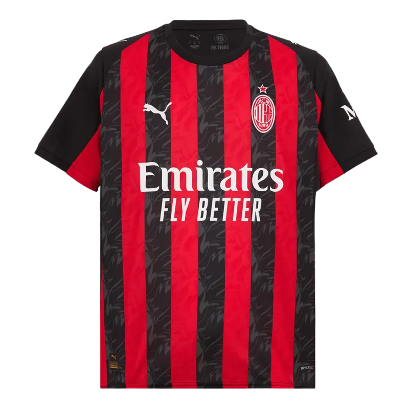 RAFA LEÃO #10 AC Milan Home Soccer Jersey 2025/26