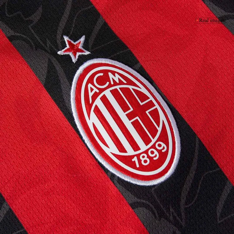 RAFA LEÃO #10 AC Milan Home Soccer Jersey 2025/26
