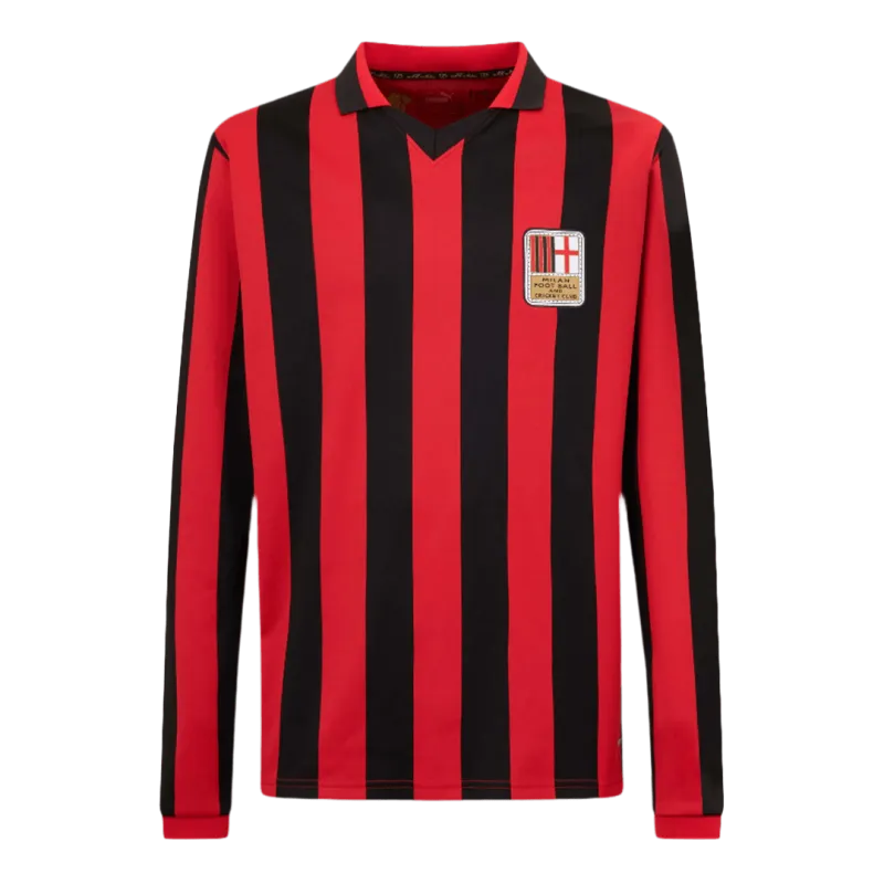 AC Milan Long Sleeve Soccer Jersey 2024/25   125th Anniversary
