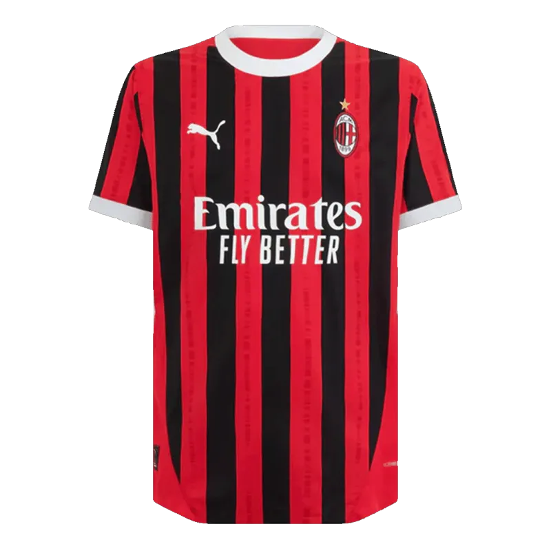 PULISIC #11 AC Milan Home Authentic Soccer Jersey 2024/25