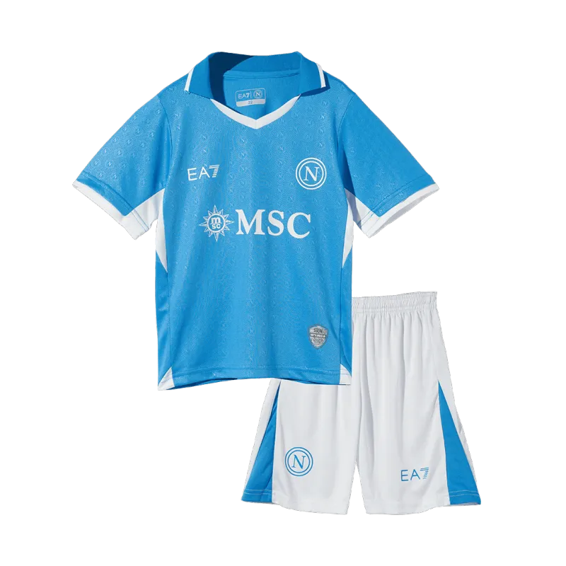 Napoli Home Kids Soccer Jerseys Kit 2024/25