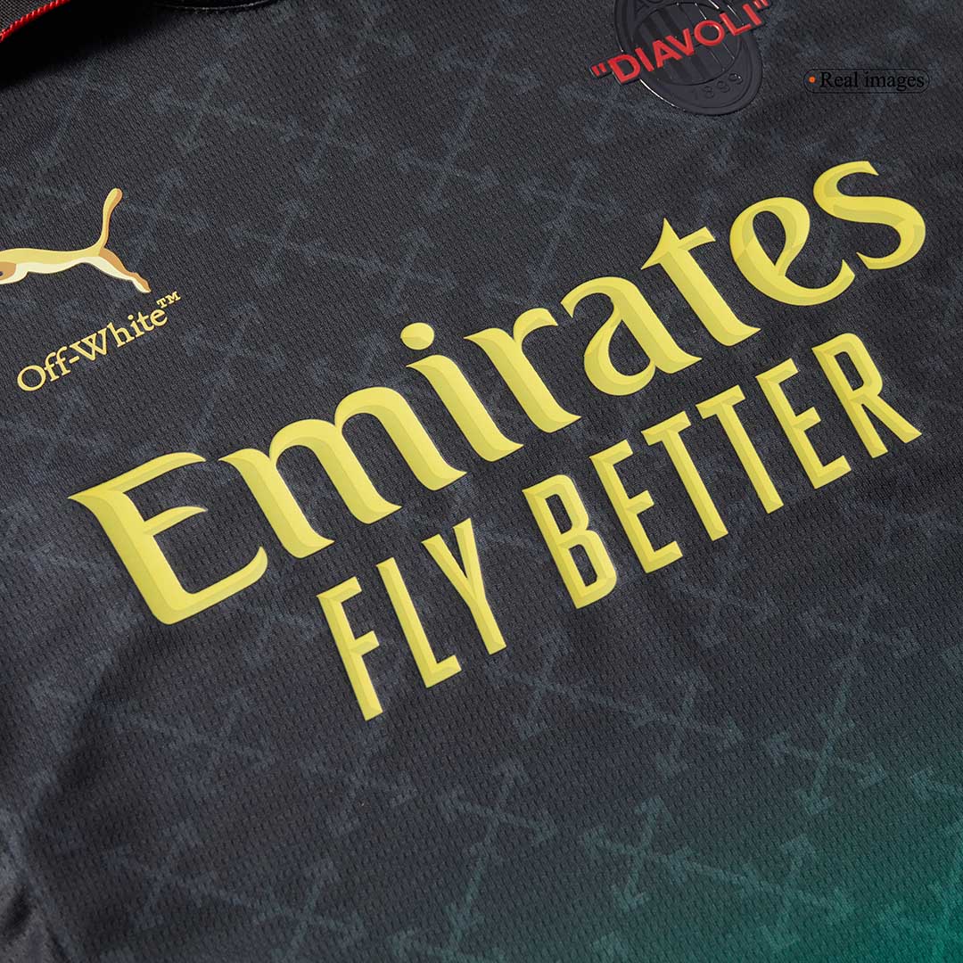 AC Milan Fourth Away Kids Soccer Jerseys Kit 2024/25