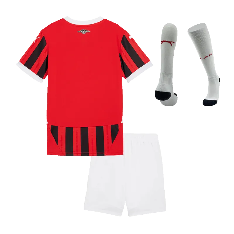AC Milan Home Kids Soccer Jerseys Full Kit 2024/25