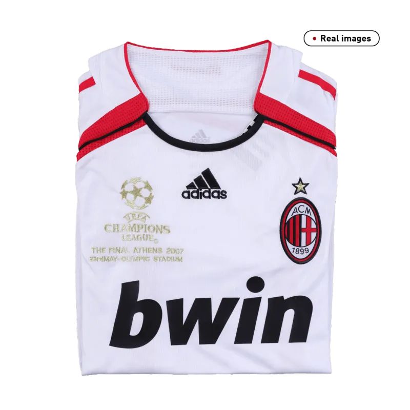 Vintage Soccer Jersey KAKA  #22 AC Milan Away 2006/07-UCL