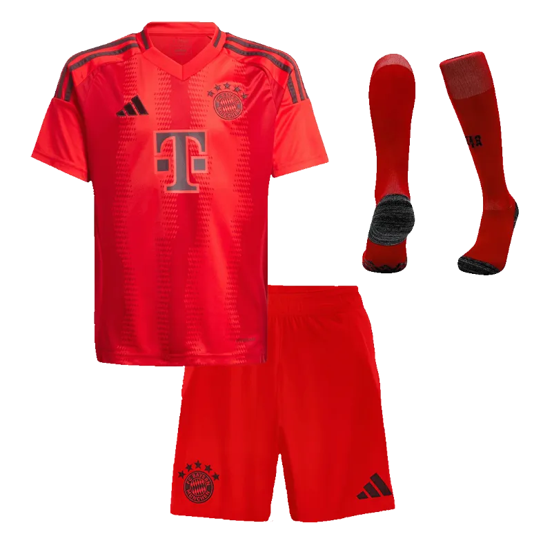 Bayern Munich Home Kids Soccer Jerseys Full Kit 2024/25