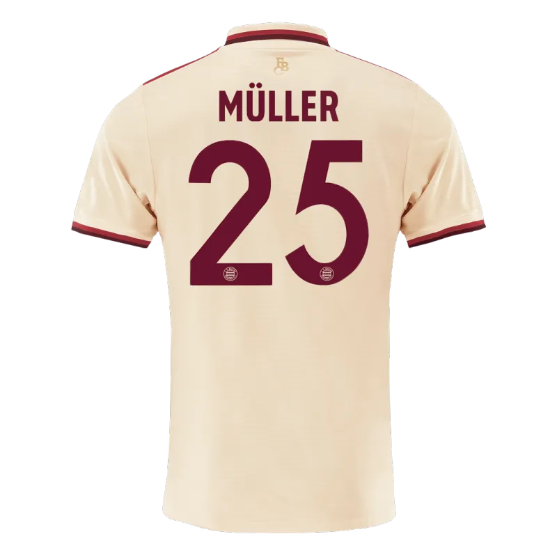 MÜLLER #25 Bayern Munich Third Away Soccer Jersey 2024/25   UCL