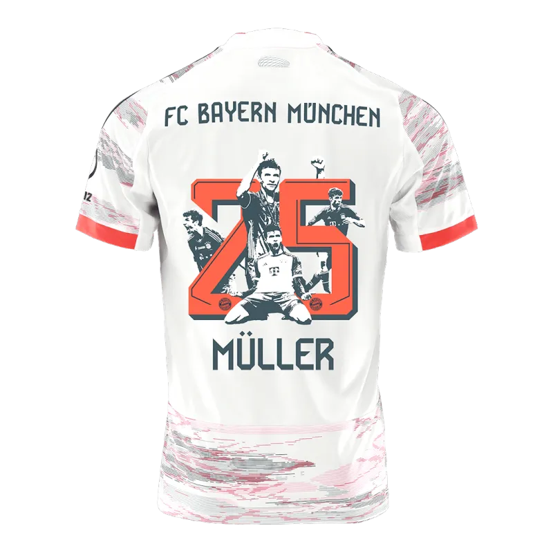 MÜLLER Special #25 Bayern Munich Away Special Soccer Jersey 2025/26