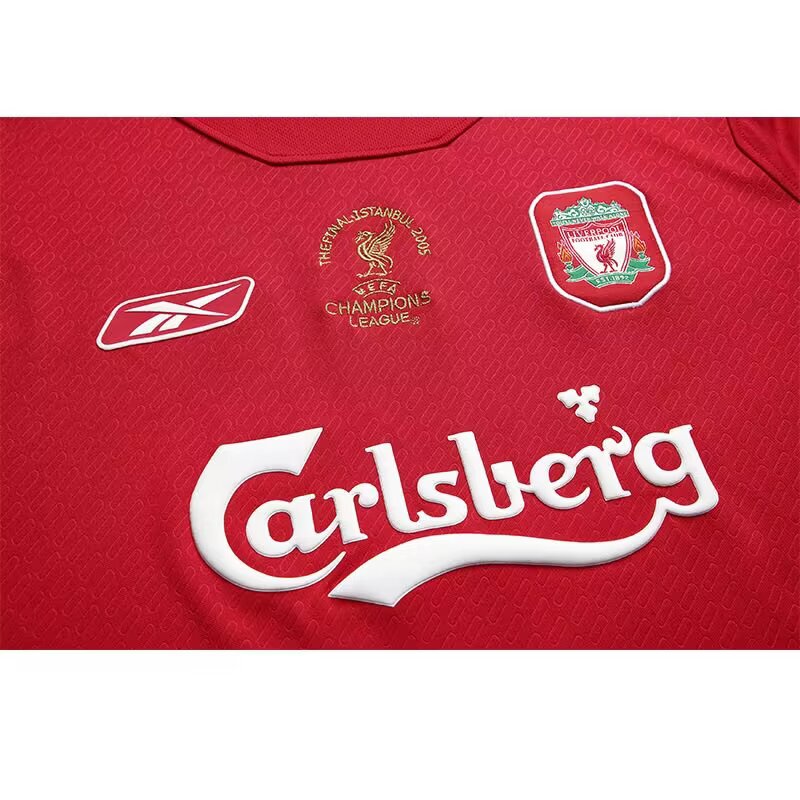 2005 Liverpool home jerseys