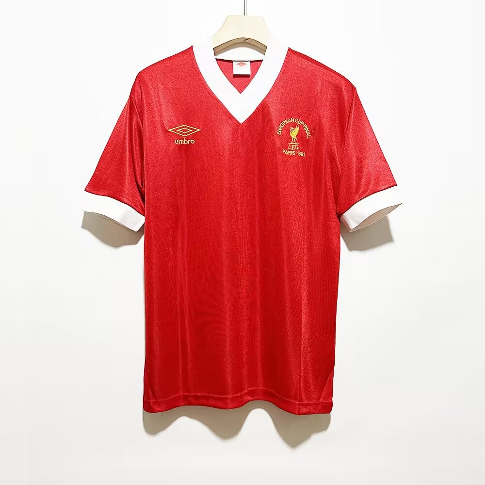 1981 Liverpool home jerseys