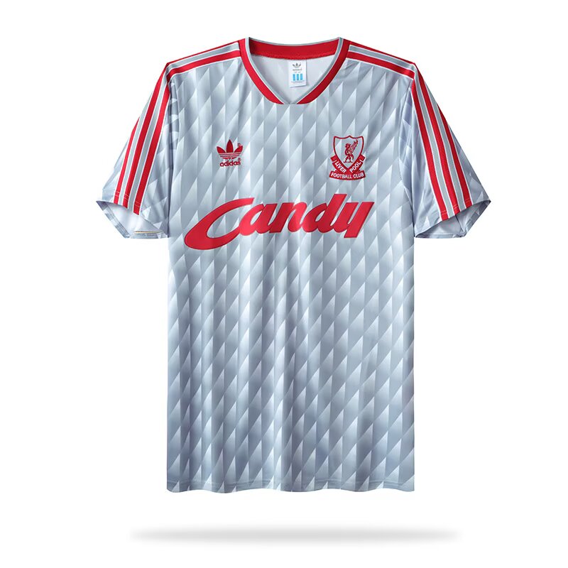 1989-1991 Liverpool away jerseys