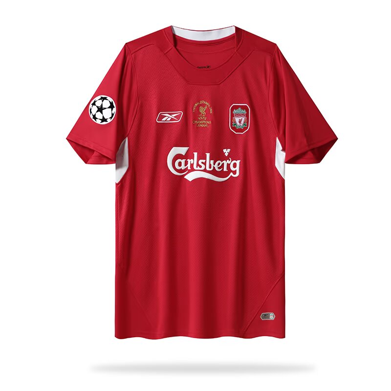 2005 Liverpool home jerseys