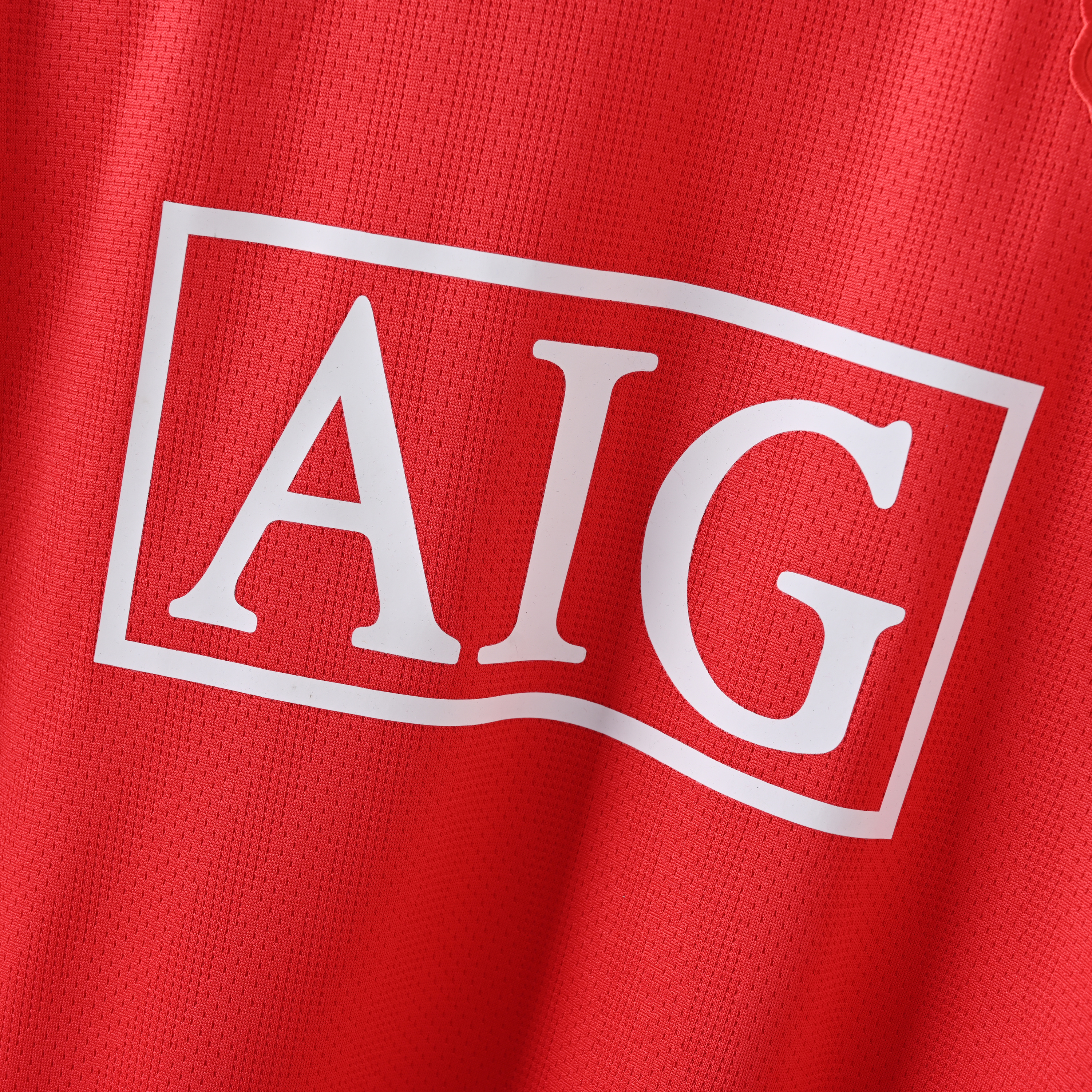 Long sleeves 2007-2008 Manchester United home jersey