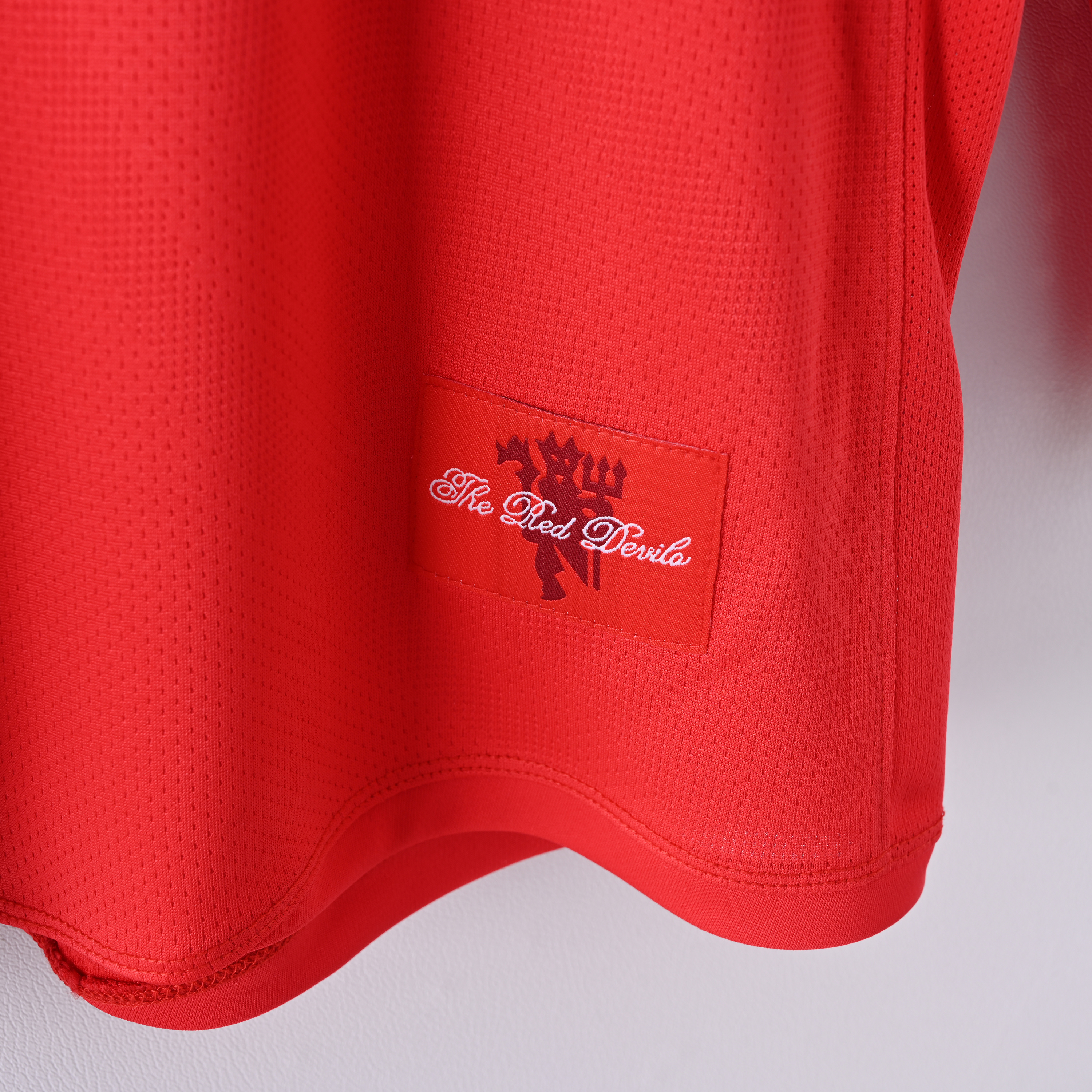 Long sleeves 2007-2008 Manchester United home jersey