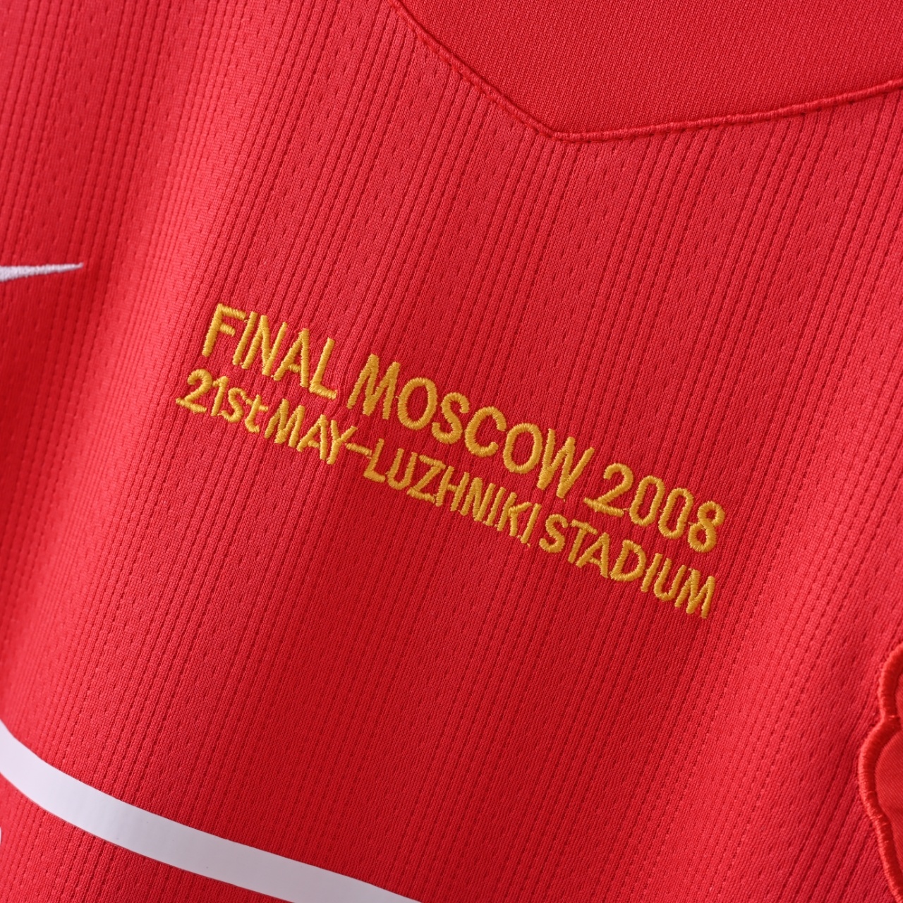 Champions League 2007-2008 Manchester United home jersey