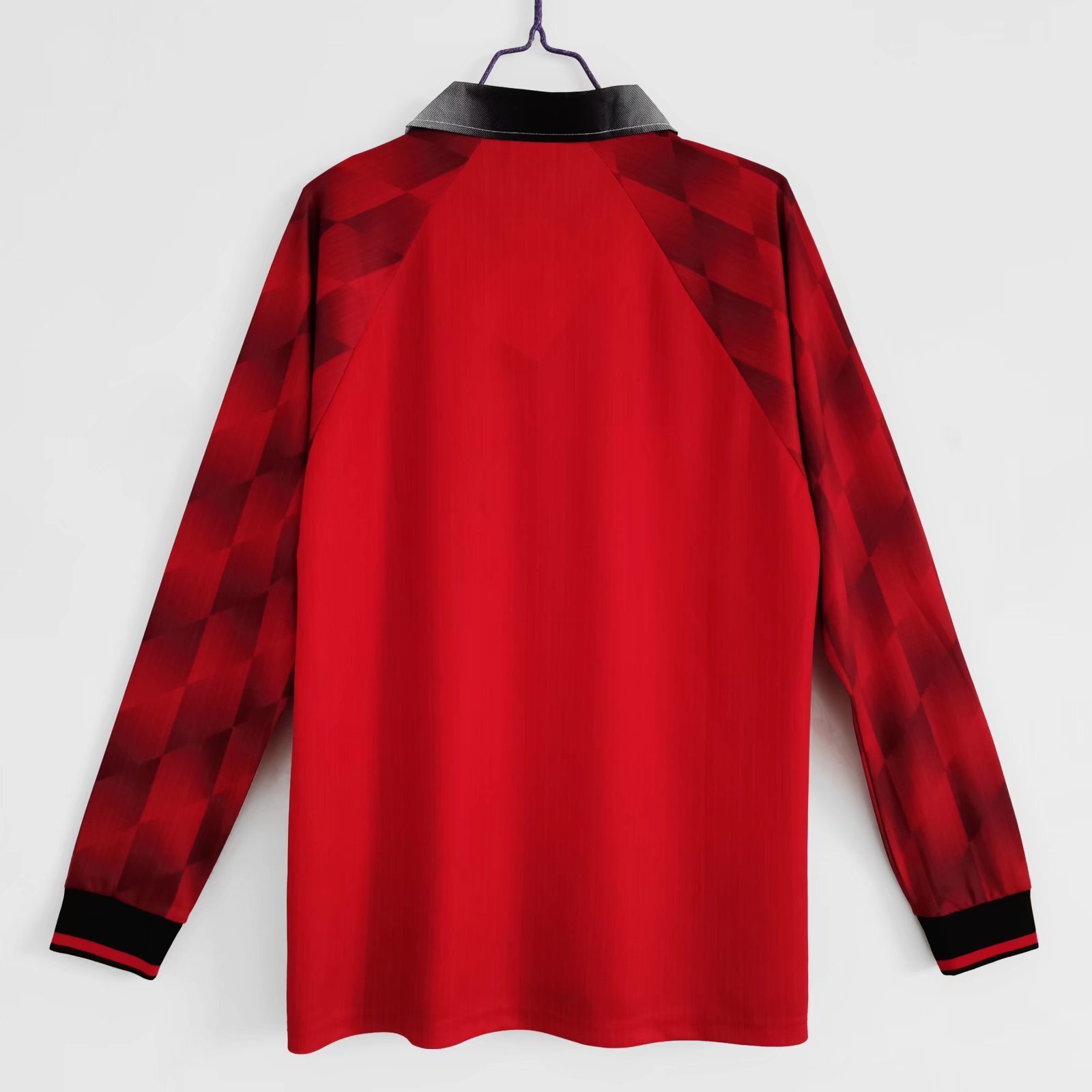 Long sleeves 1996-1997 Manchester United home jersey