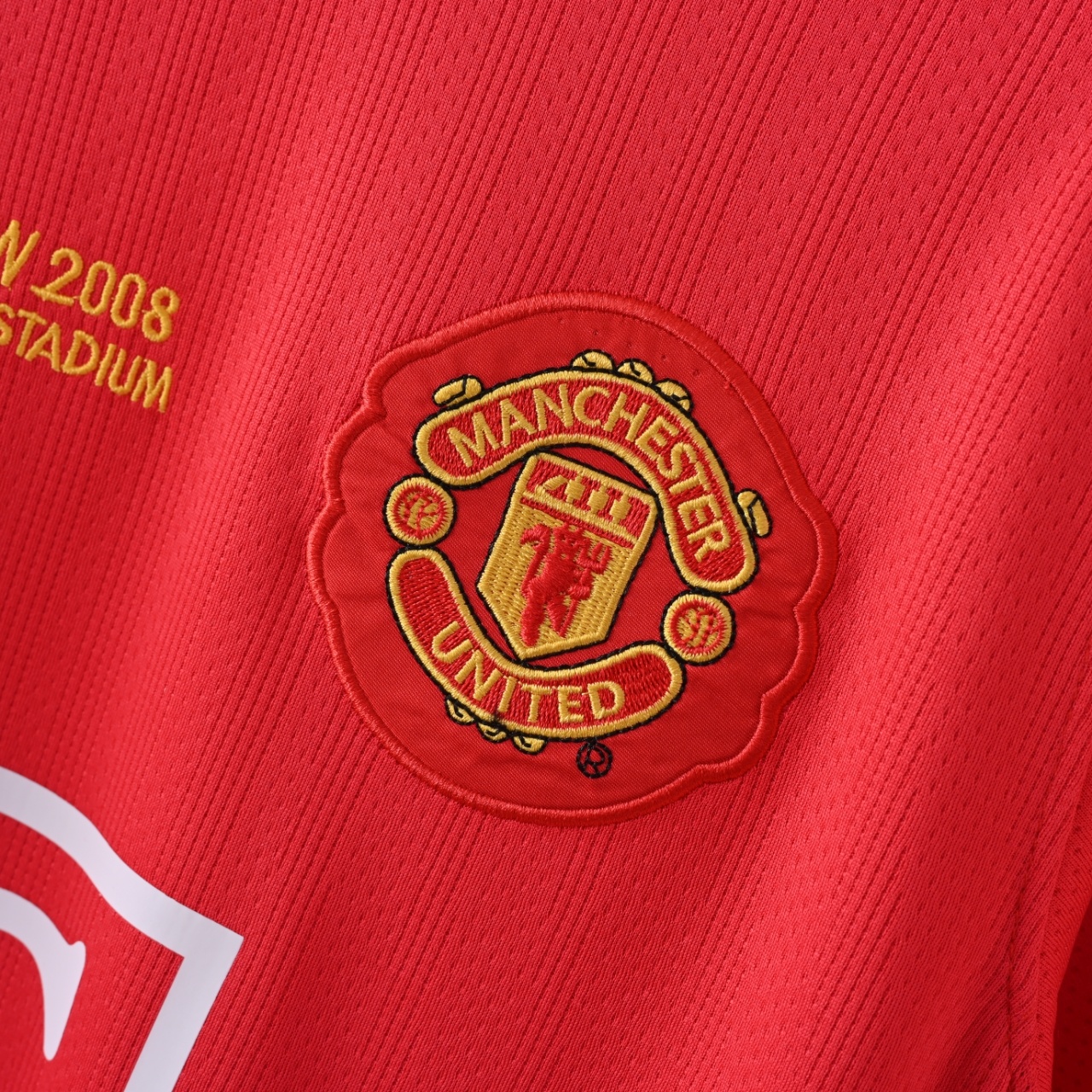 Champions League 2007-2008 Manchester United home jersey
