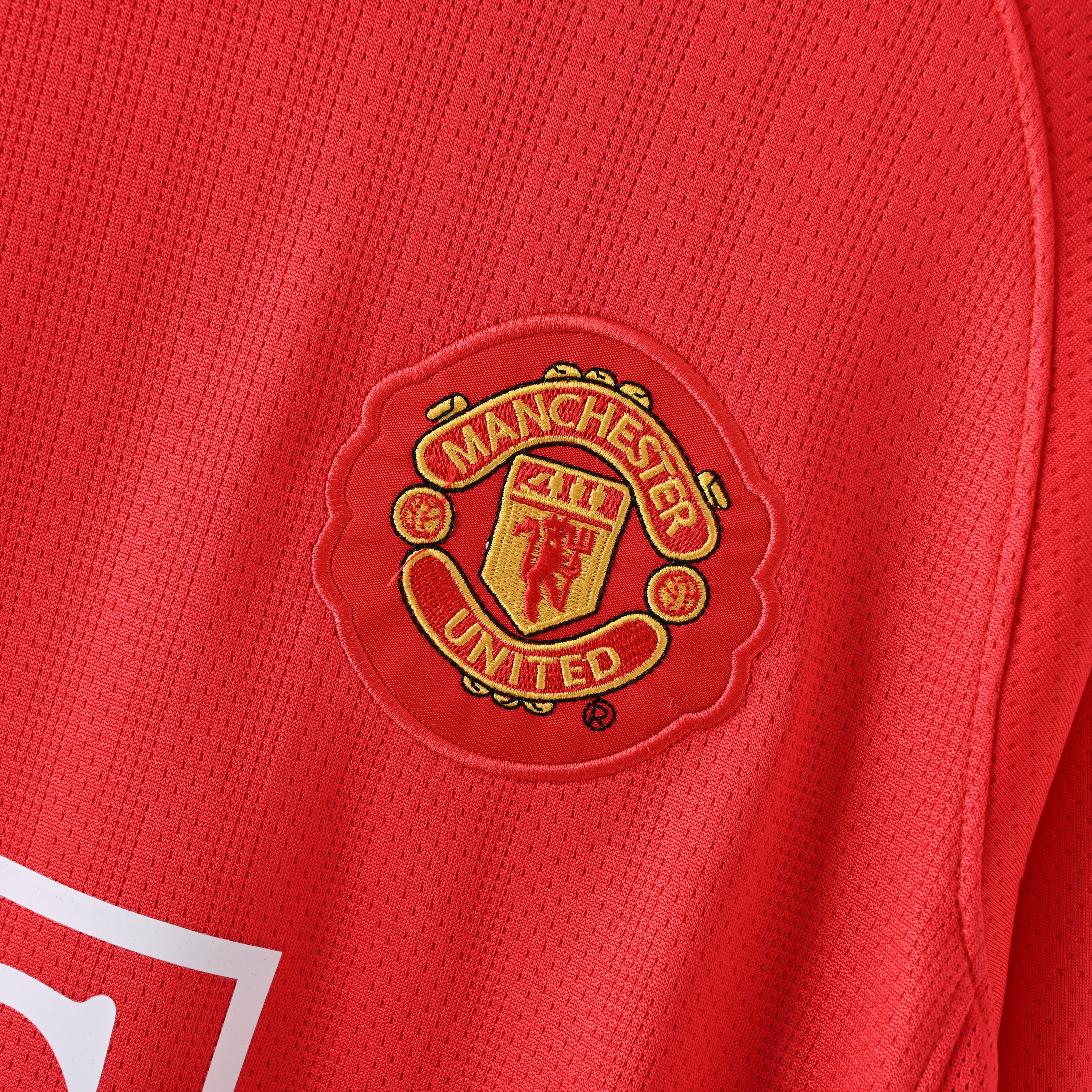 Long sleeves 2007-2008 Manchester United home jersey