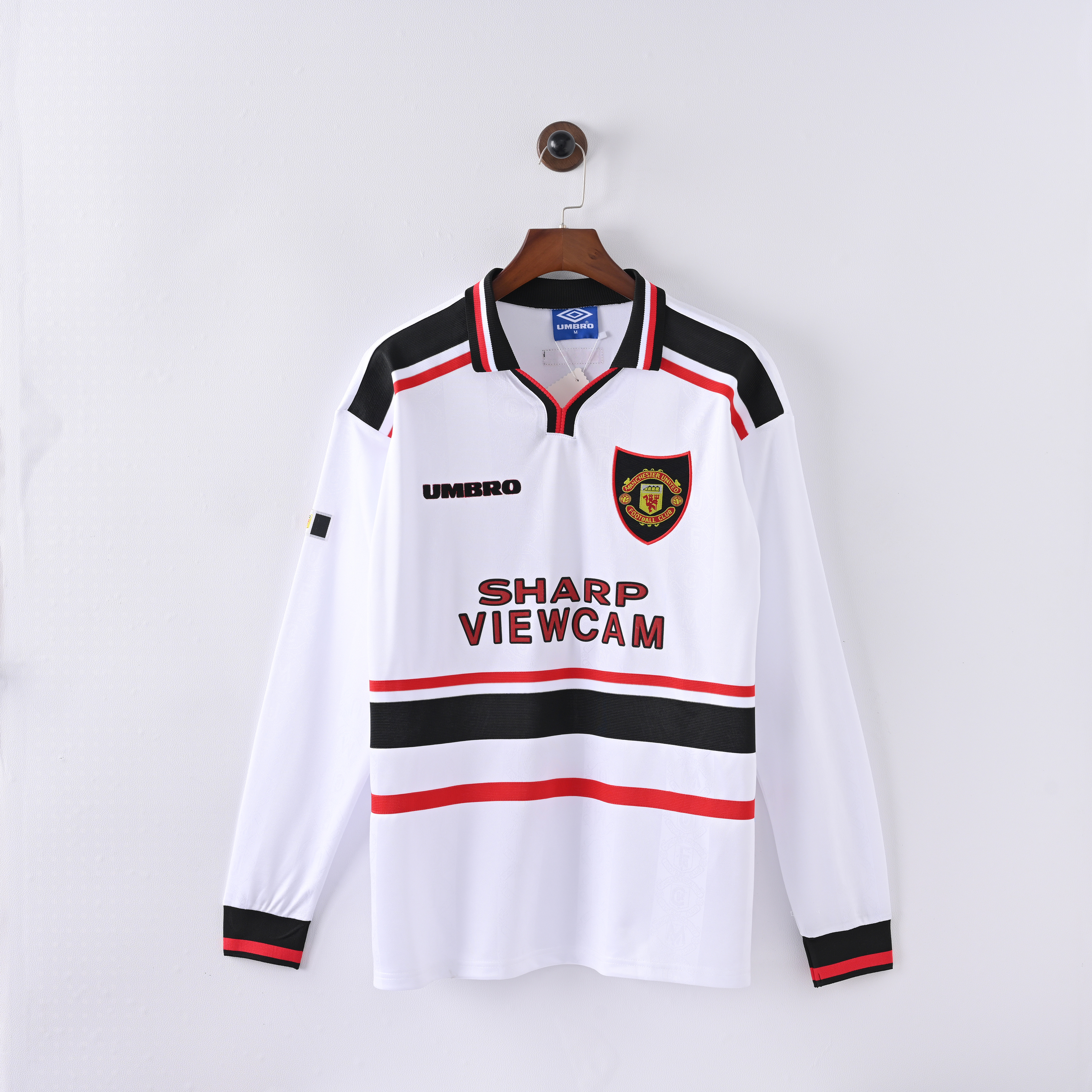 Long sleeves 1998-1999 Manchester United away jersey