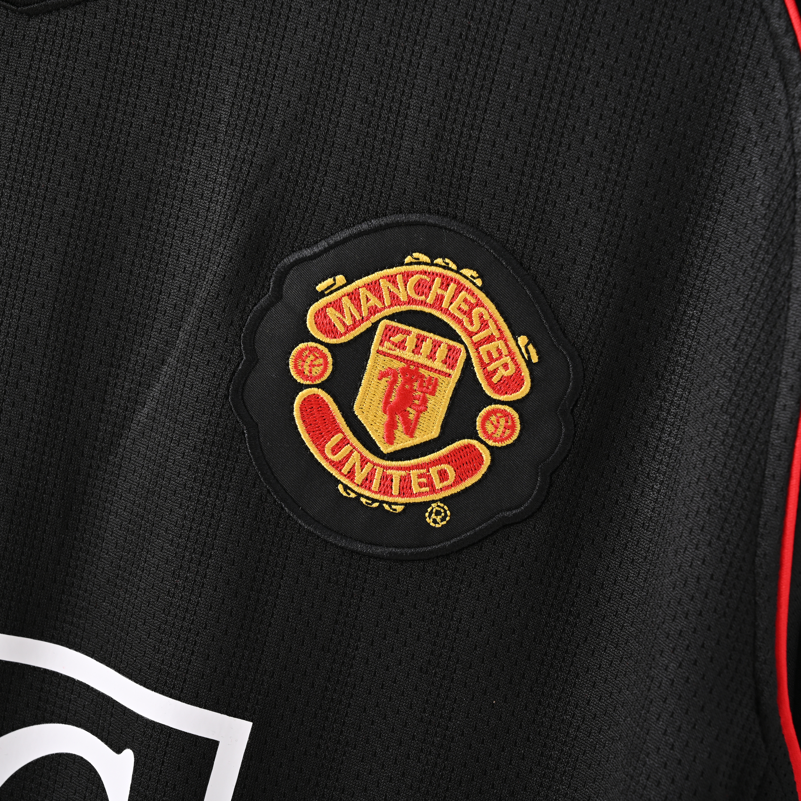 Long sleeves 2007-2008 Manchester United away jersey