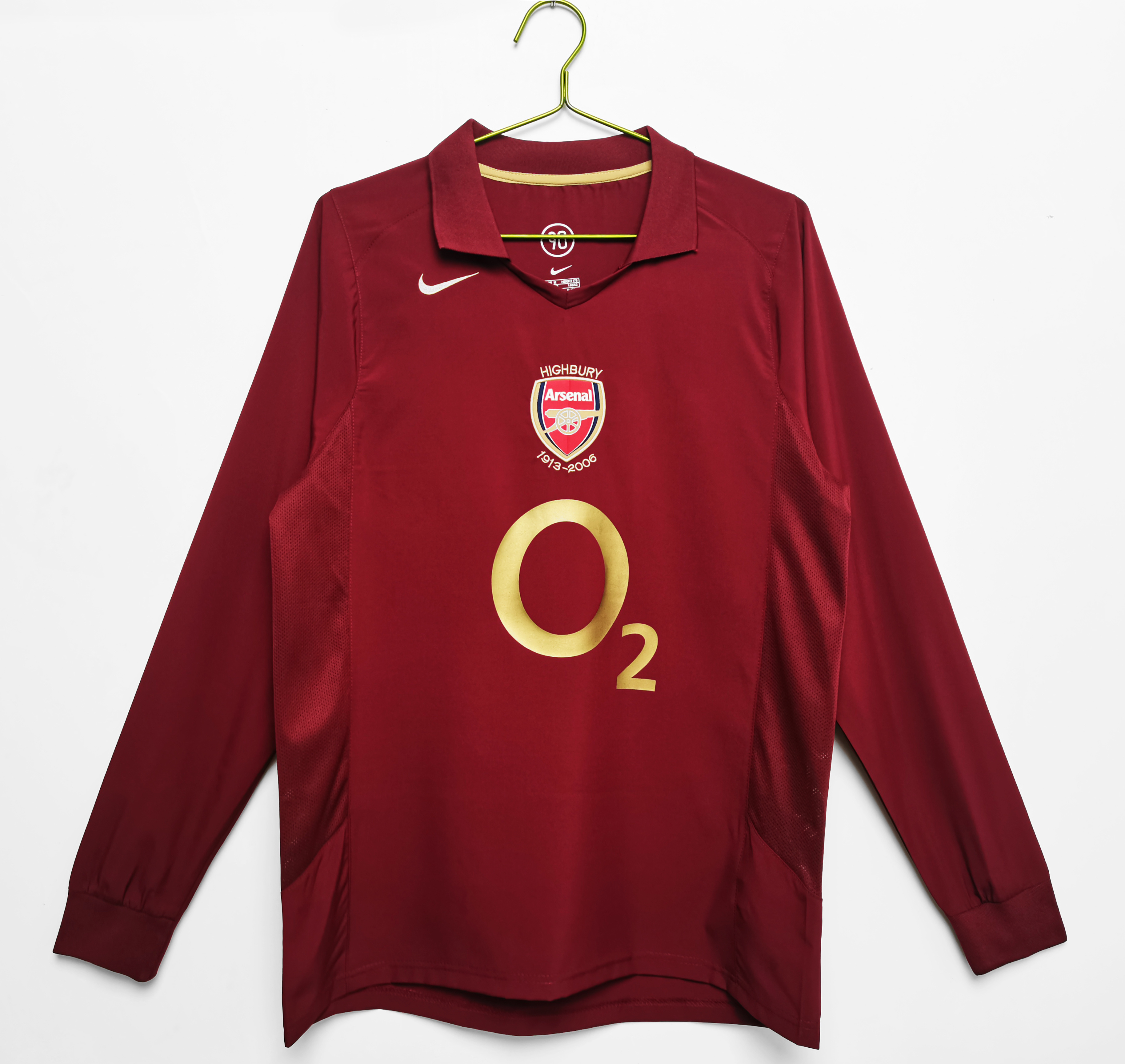 Long sleeves 2005-2006 Arsenal home jersey