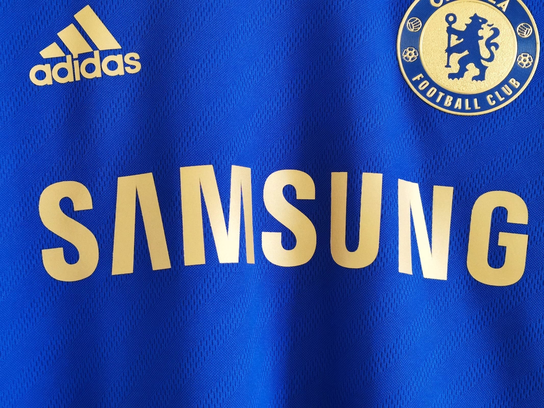 Long sleeves 2012-2013 Chelsea home jersey