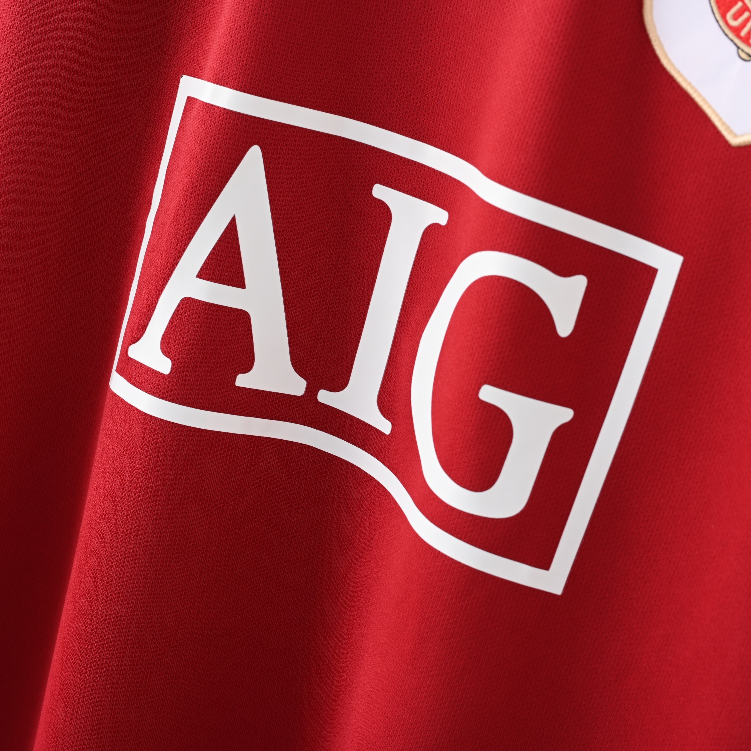 Long sleeves 2006-2007 Manchester United home jersey