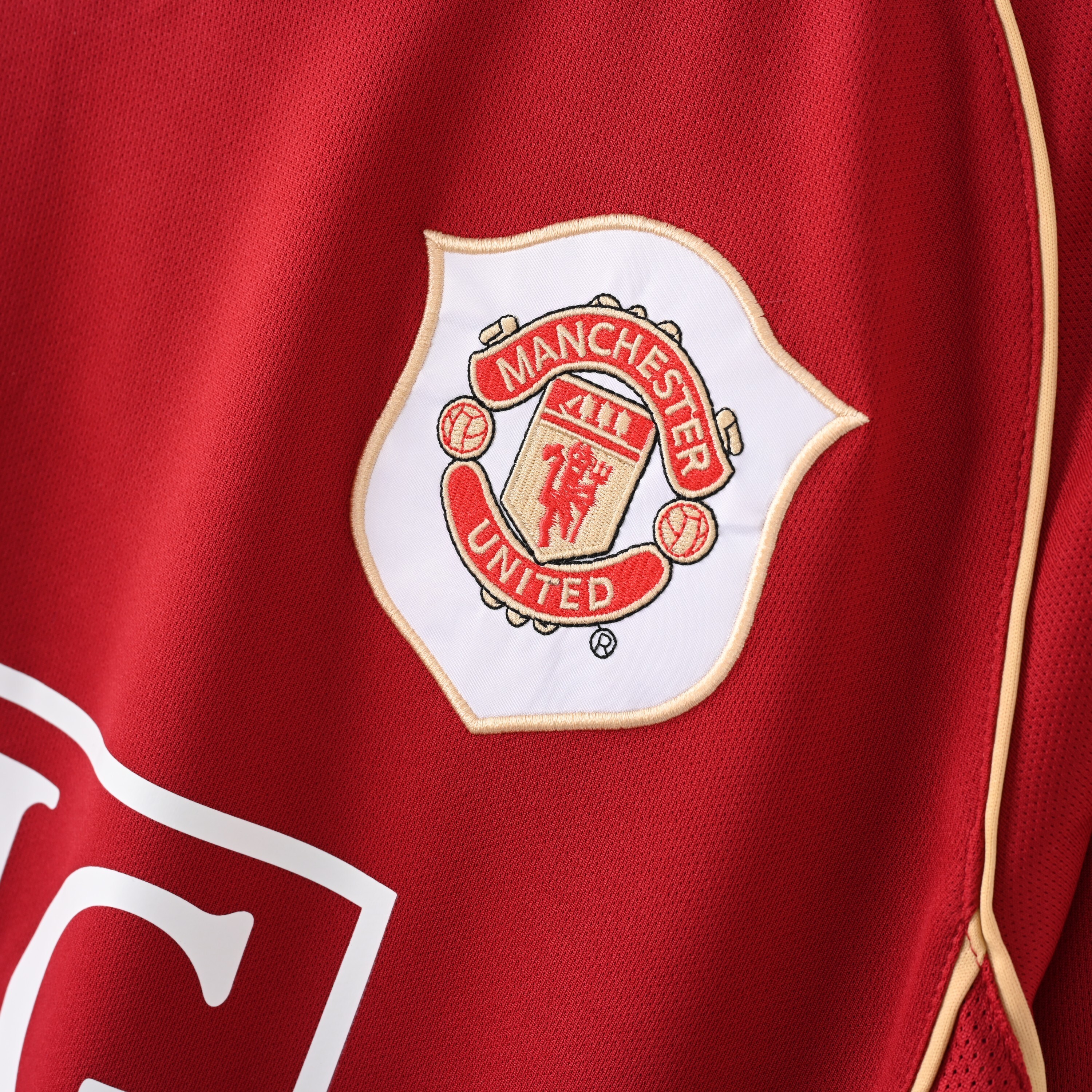 Long sleeves 2006-2007 Manchester United home jersey