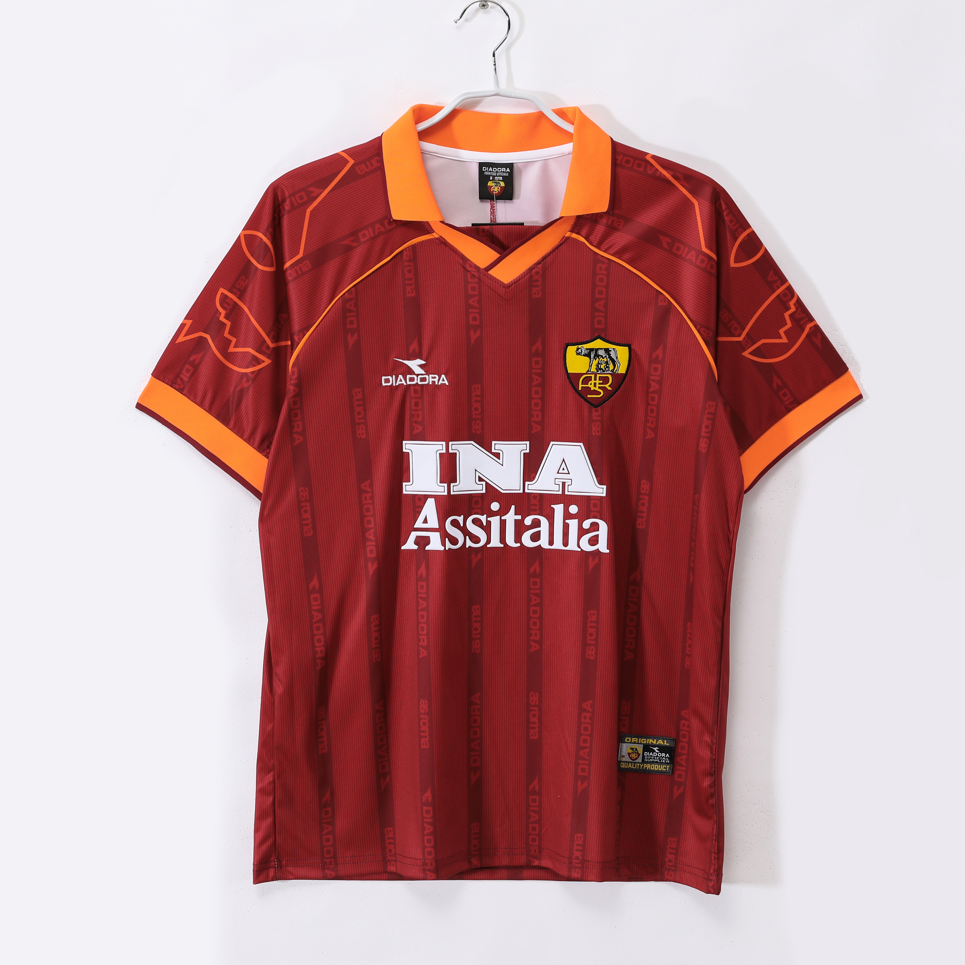 1999-2000 Roma Home jersey