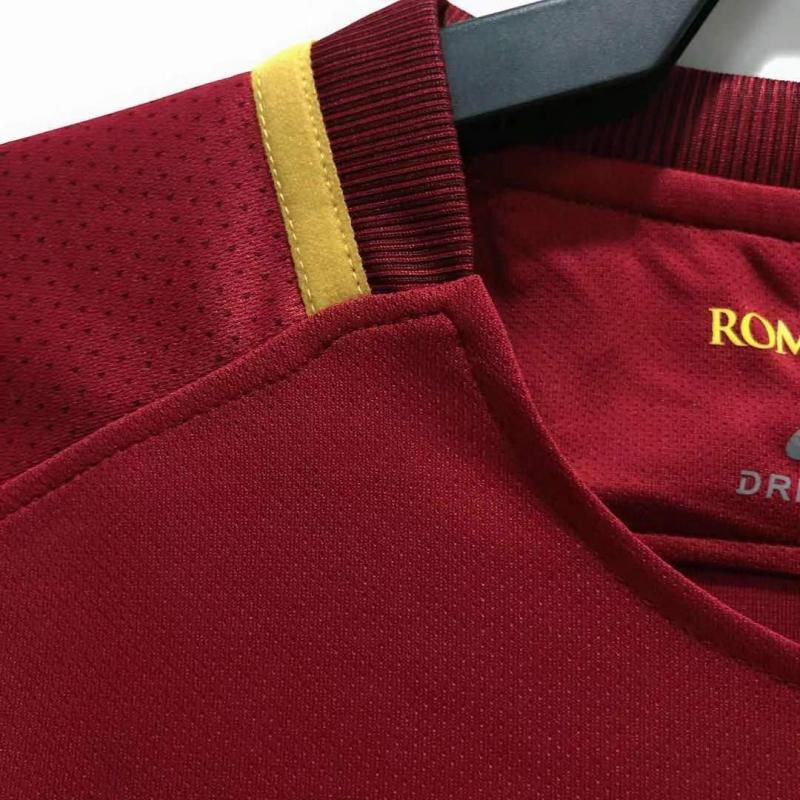 2017-2018 Roma Home jersey