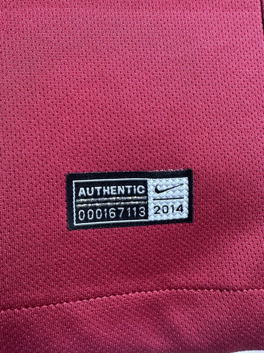 2014-2015 Roma Home jersey