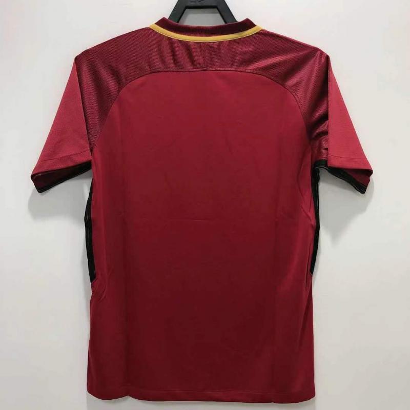 2017-2018 Roma Home jersey