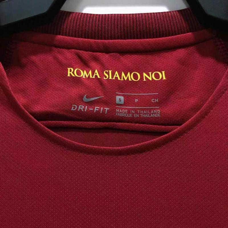 2017-2018 Roma Home jersey
