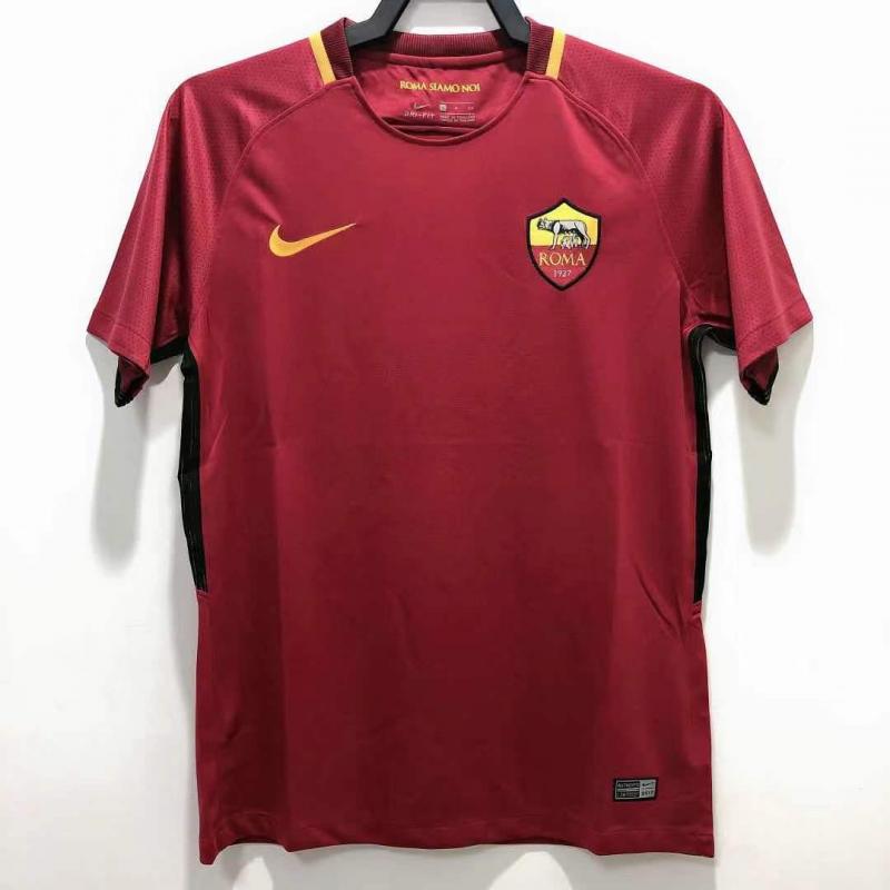 2017-2018 Roma Home jersey