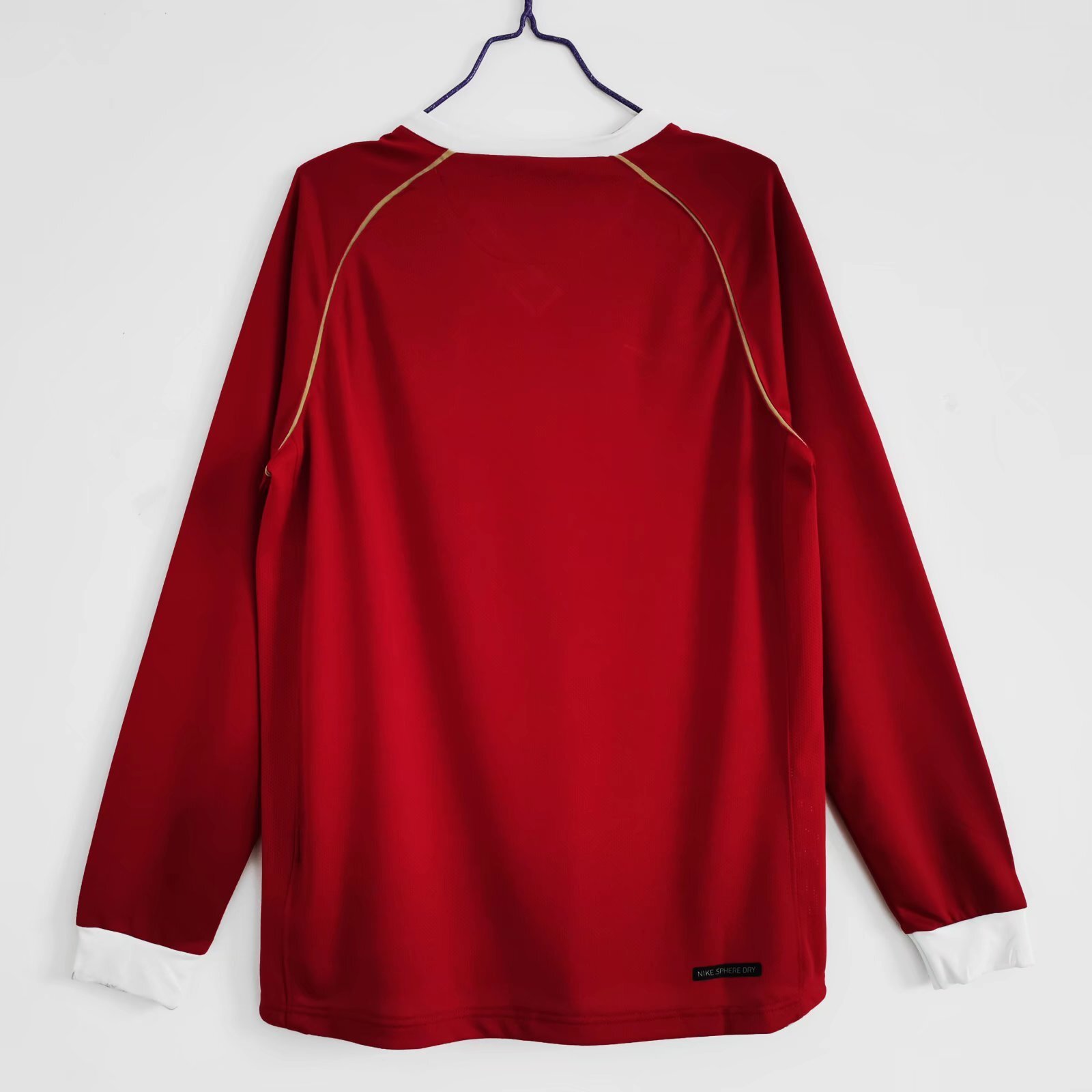 Long sleeves 2006-2007 Manchester United home jersey