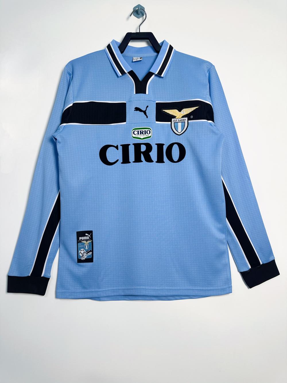 Long sleeves 1998-1999 Lazio Home jersey