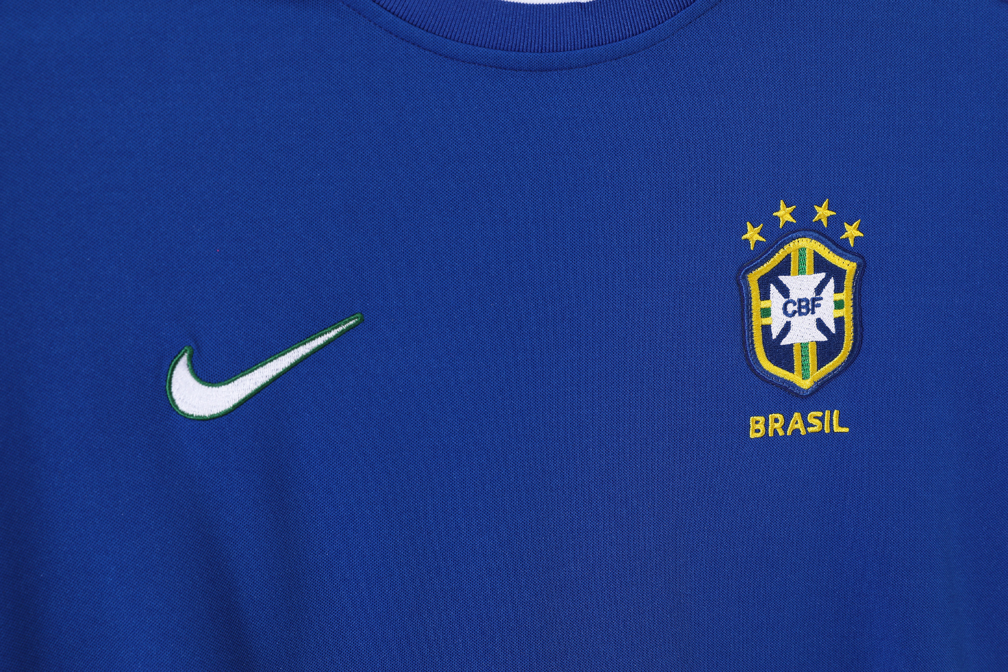 Long sleeves 1998 Brazil Away jersey