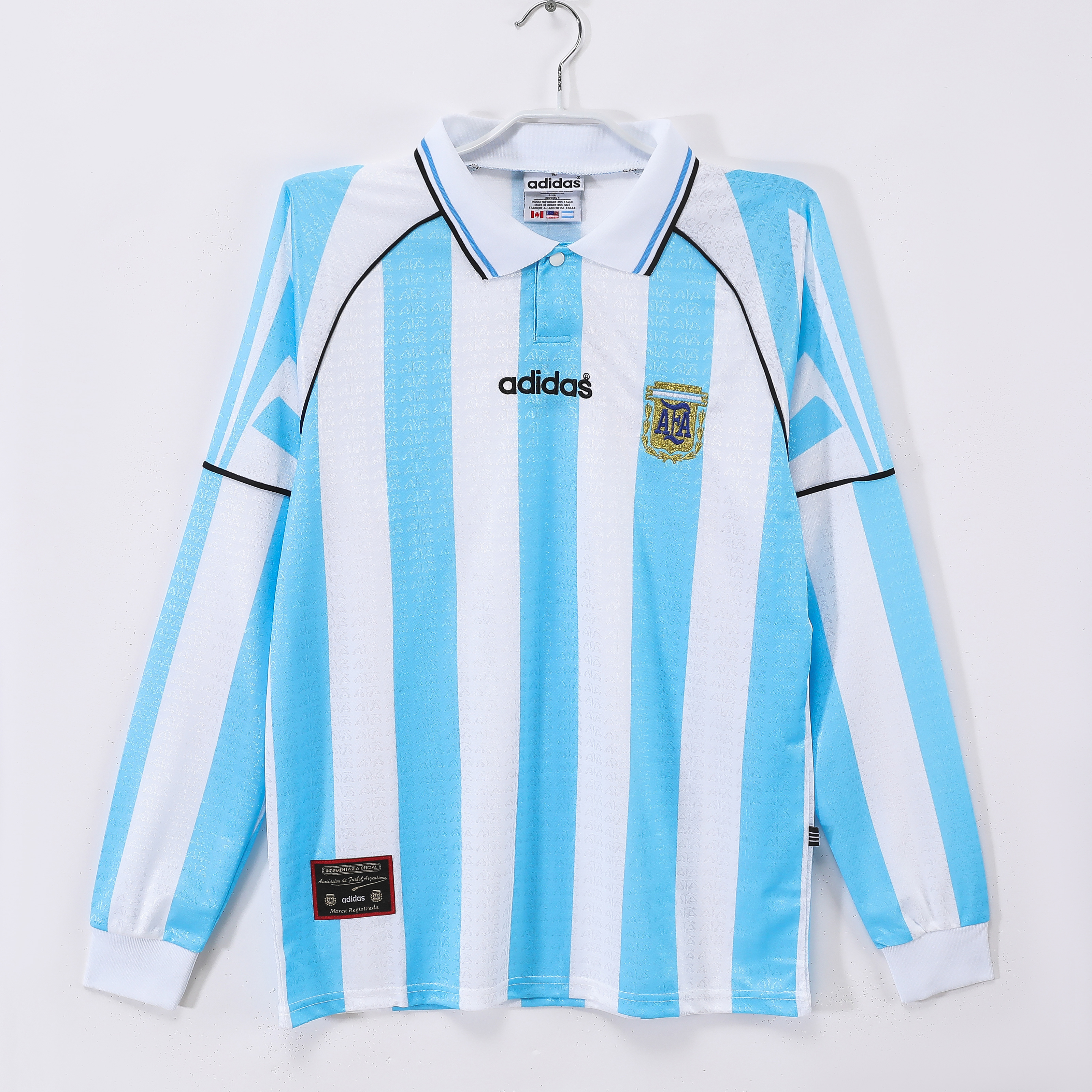 Long sleeves 1996-1997 Argentina Home jersey