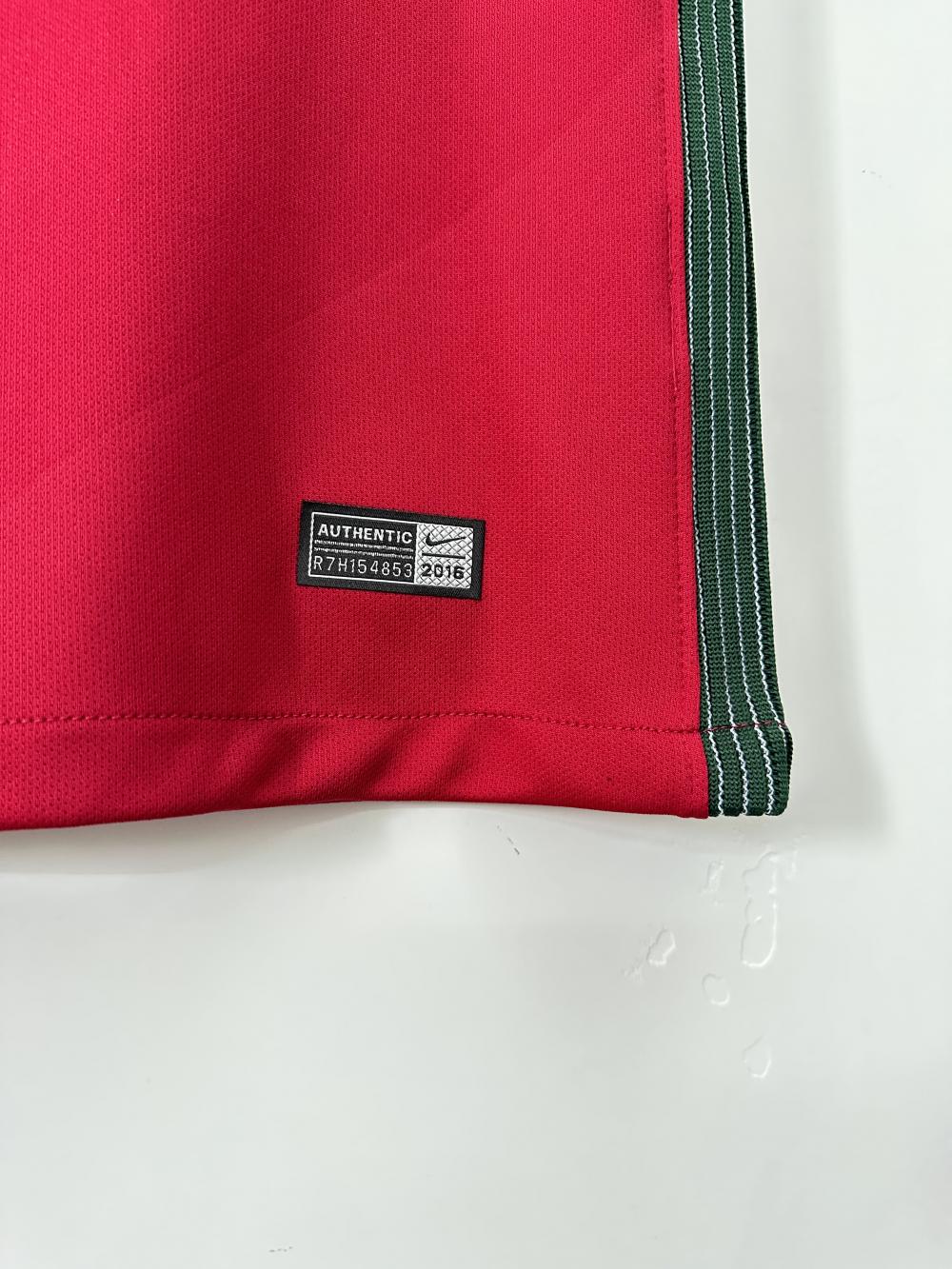 Long sleeve 2016 Portugal home Jersey