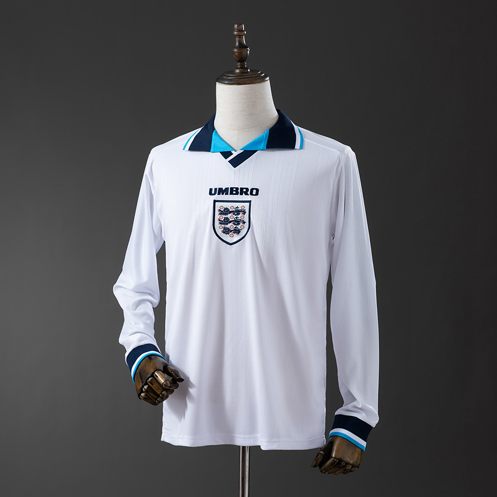 Long Sleeve 1996 England home Jersey