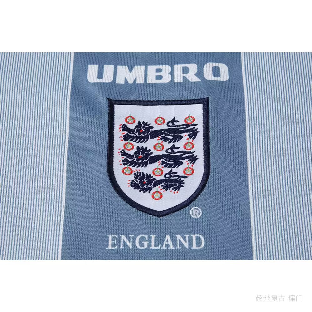 Long Sleeve 1996 England Away Jersey
