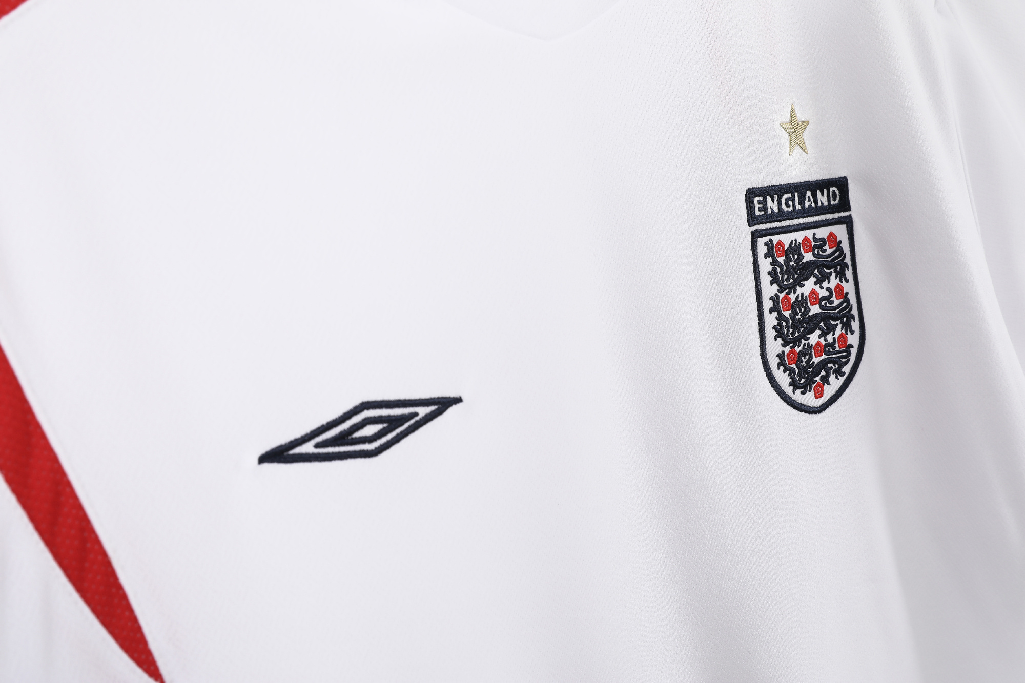 Long Sleeve 2006 England home Jersey