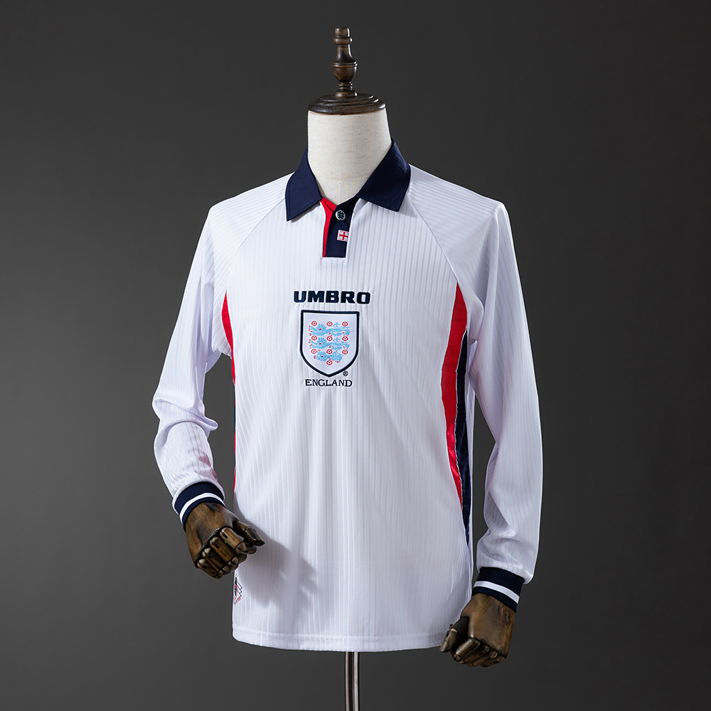 Long Sleeve 1998 England home Jersey