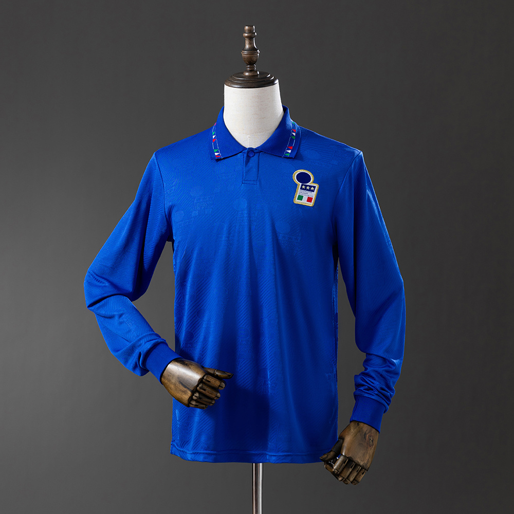 Long Sleeve 1994 Italy Home Retro Jersey