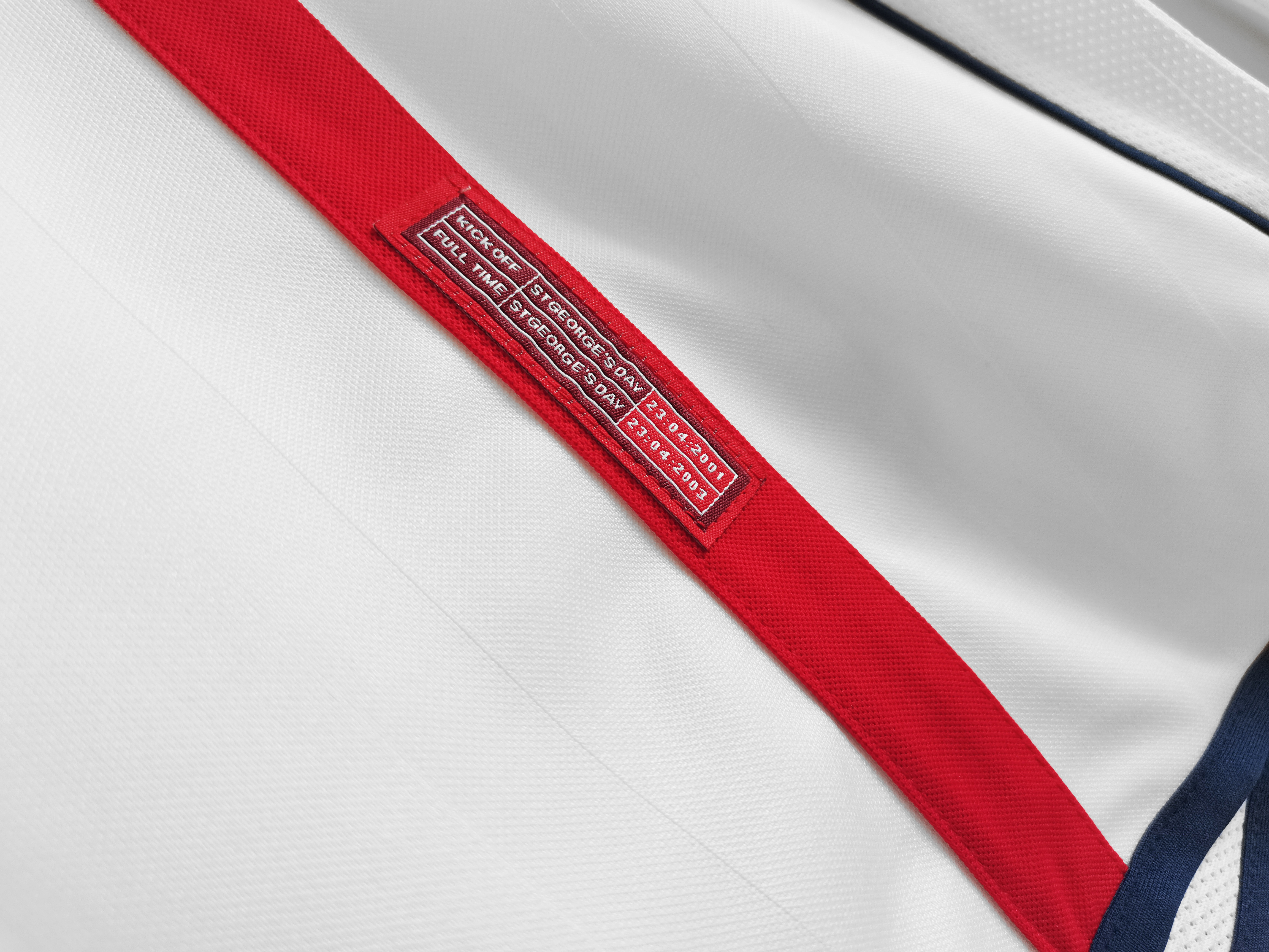 Long Sleeve 2002 England home Jersey