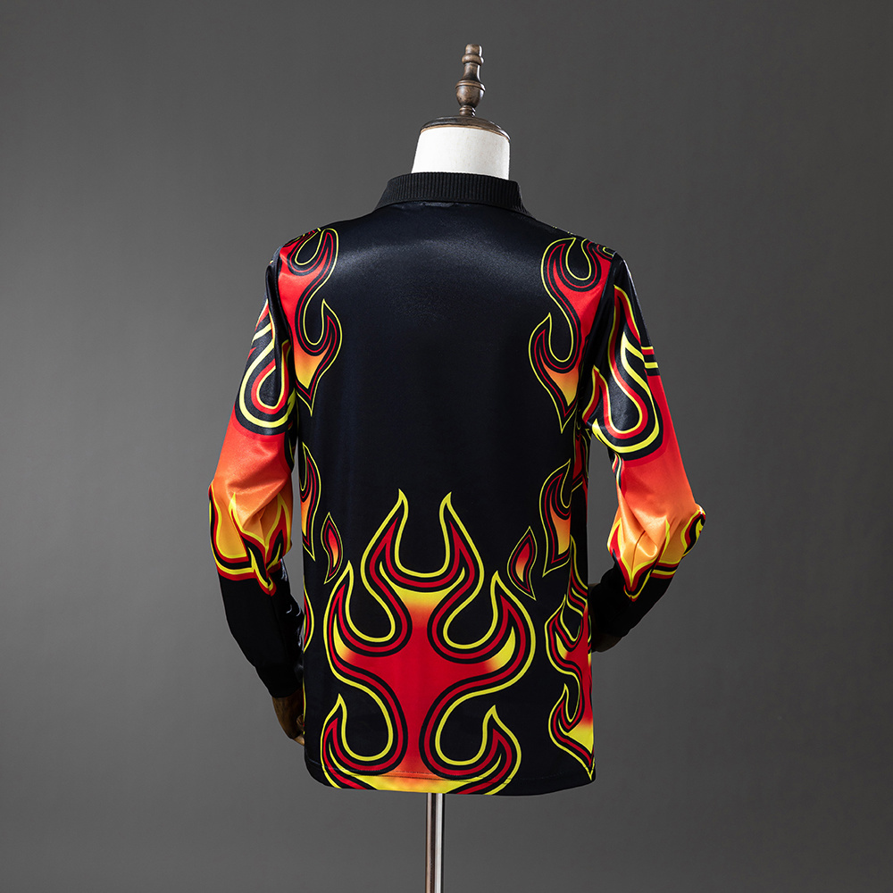 1998 Japan Goalkeeper Red Flame Retro Jersey